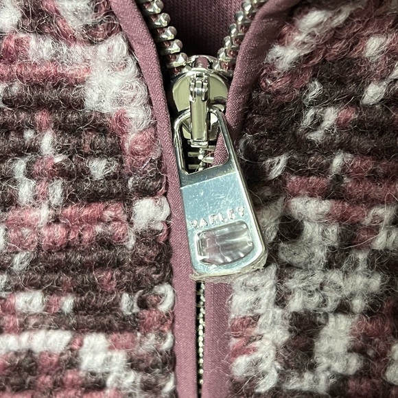 Varley Bailey Half Zip Speckled Fleece Pullover Rose Heavyweight Size Small - Picture 4 of 6